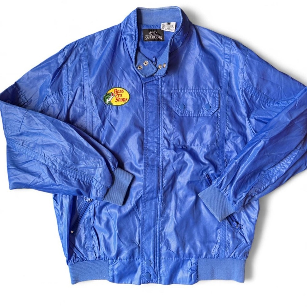 Bass Pro Shops Vibrant Blue Windbreaker